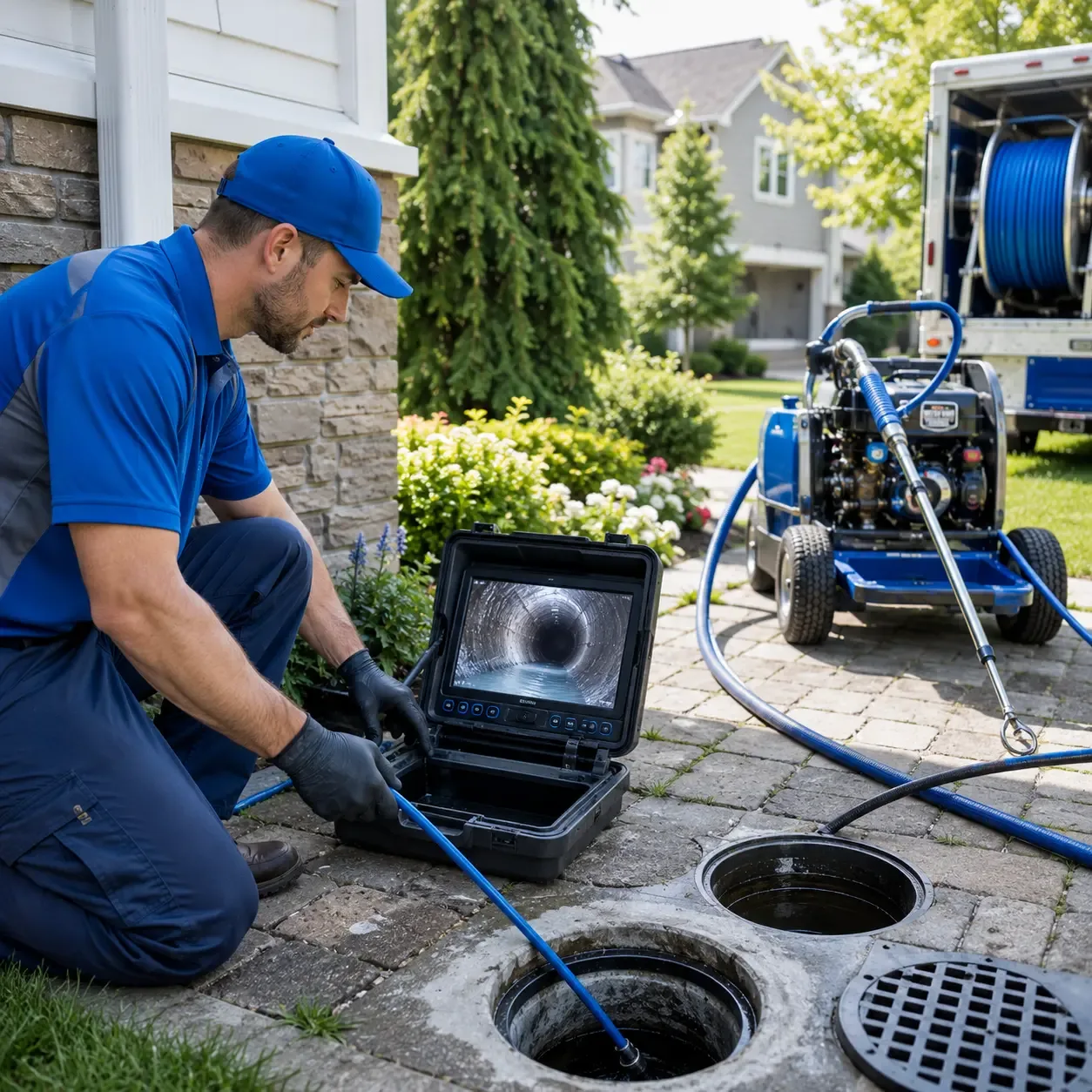 Outdoor drain cleaning professionals serving New Martinsville, WV