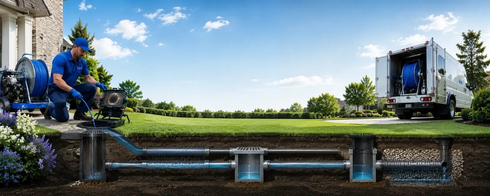 Outdoor drain cleaning information for New Martinsville, WV